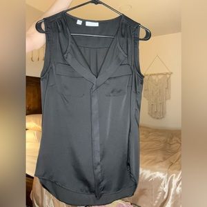 New York & Company black sleeveless dress top. Size S